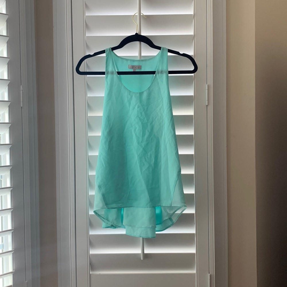 1. STATE Racerback Tank Top in Island Aqua